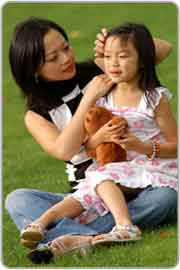 Picture of a mother and daughter